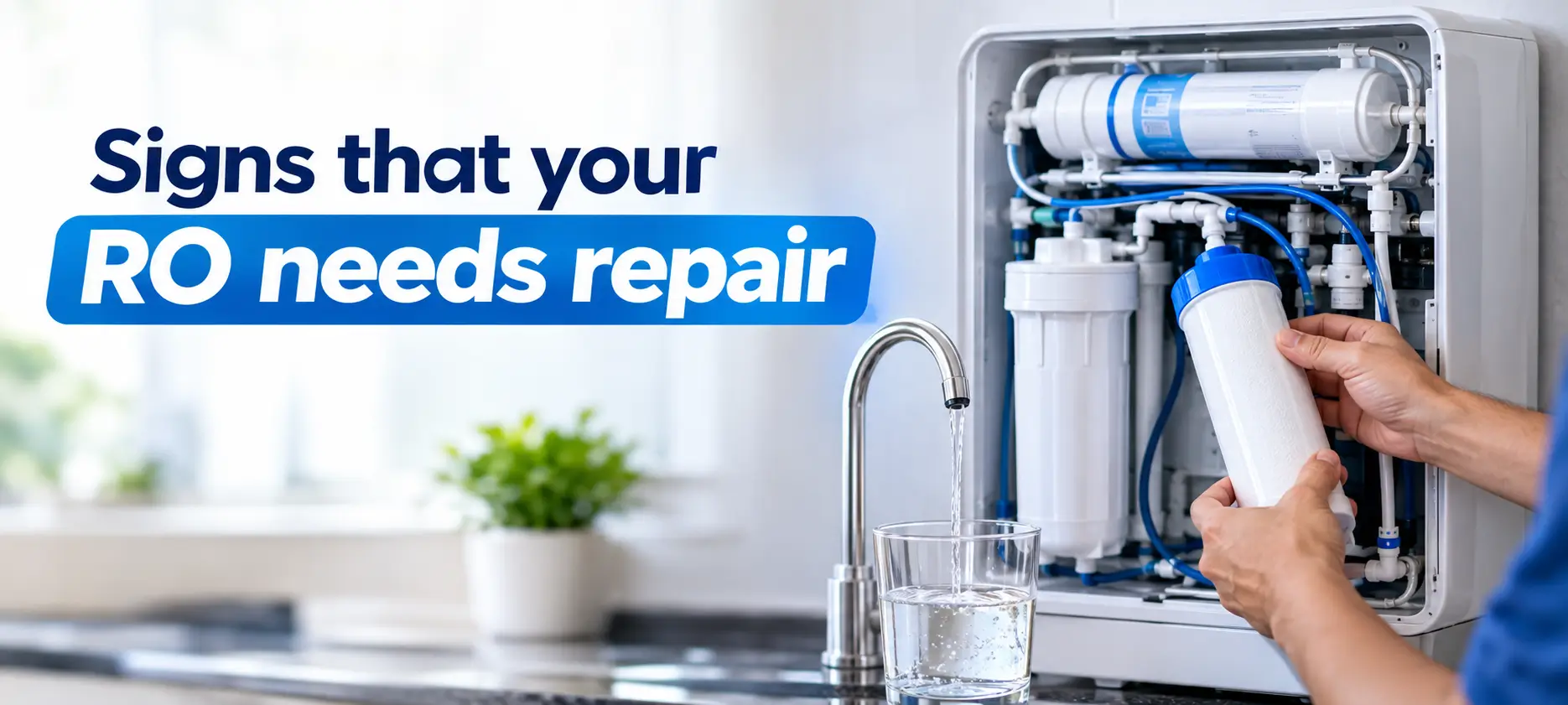 Signs that your RO needs repair